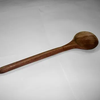 A wooden spoon